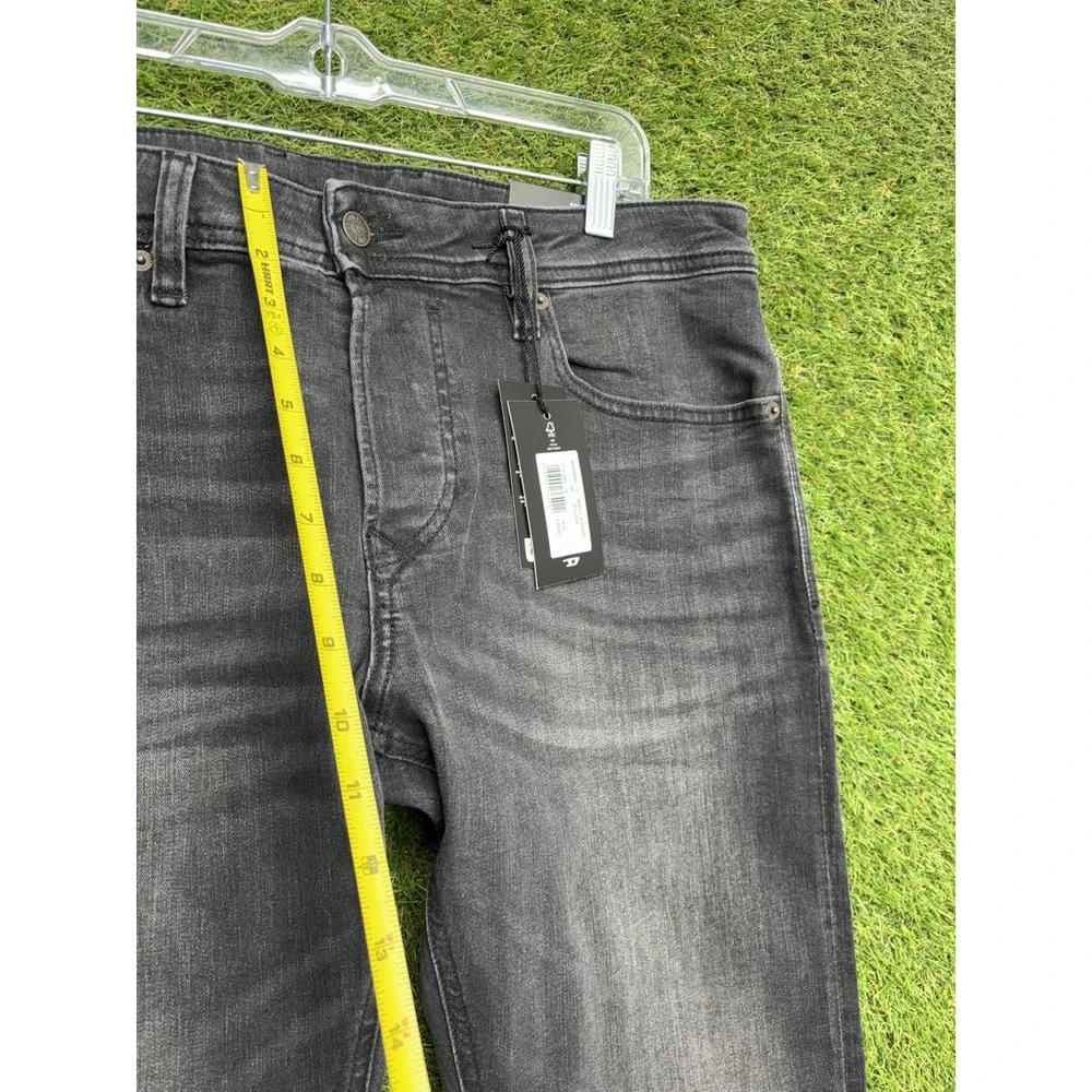 DIESEL Jeans Mens 34x32 Safado Straight Black Dark Denim Button Fly RM063 NWT